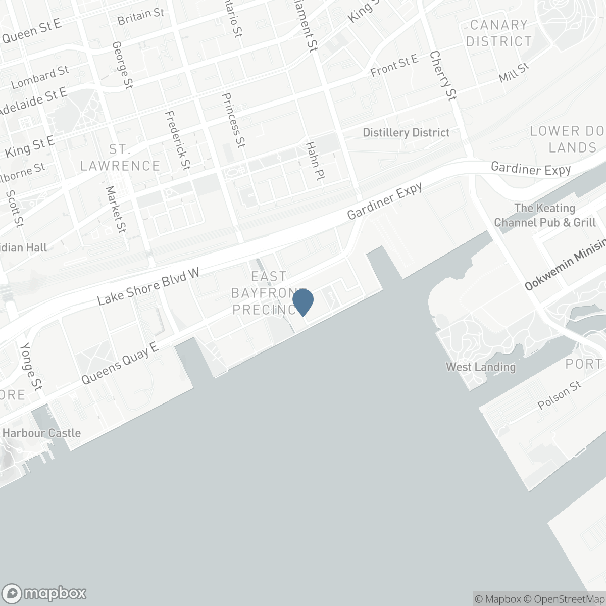 823 - 1 EDGEWATER DRIVE, Toronto, Ontario M5A 0L1
